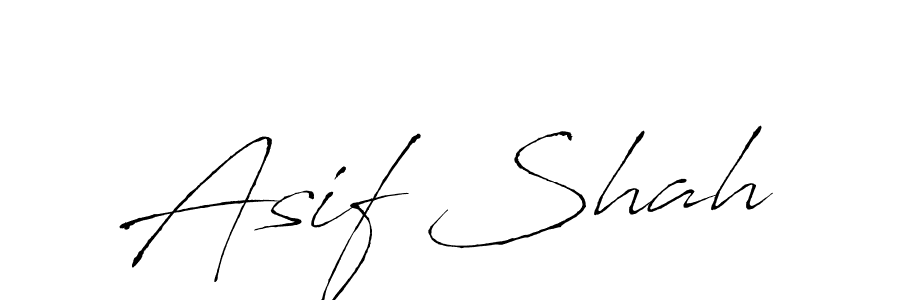 Create a beautiful signature design for name Asif Shah. With this signature (Antro_Vectra) fonts, you can make a handwritten signature for free. Asif Shah signature style 6 images and pictures png