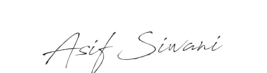 Make a beautiful signature design for name Asif Siwani. With this signature (Antro_Vectra) style, you can create a handwritten signature for free. Asif Siwani signature style 6 images and pictures png