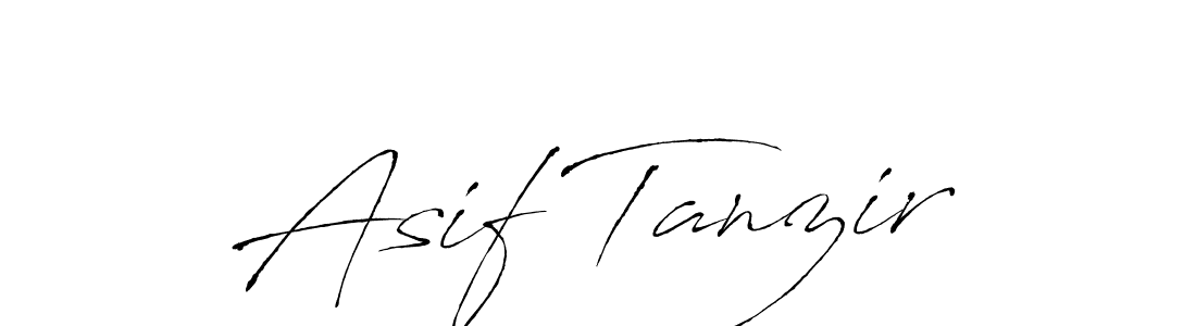 Asif Tanzir stylish signature style. Best Handwritten Sign (Antro_Vectra) for my name. Handwritten Signature Collection Ideas for my name Asif Tanzir. Asif Tanzir signature style 6 images and pictures png