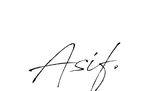 Make a beautiful signature design for name Asif.. With this signature (Antro_Vectra) style, you can create a handwritten signature for free. Asif. signature style 6 images and pictures png