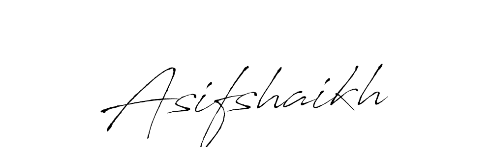 Also we have Asifshaikh name is the best signature style. Create professional handwritten signature collection using Antro_Vectra autograph style. Asifshaikh signature style 6 images and pictures png