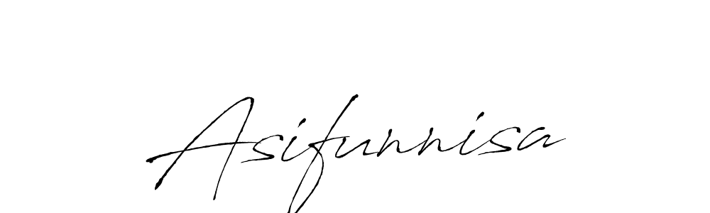Make a beautiful signature design for name Asifunnisa. Use this online signature maker to create a handwritten signature for free. Asifunnisa signature style 6 images and pictures png