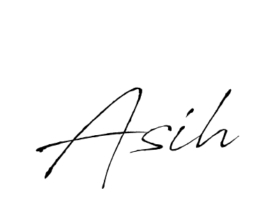 Make a beautiful signature design for name Asih. Use this online signature maker to create a handwritten signature for free. Asih signature style 6 images and pictures png