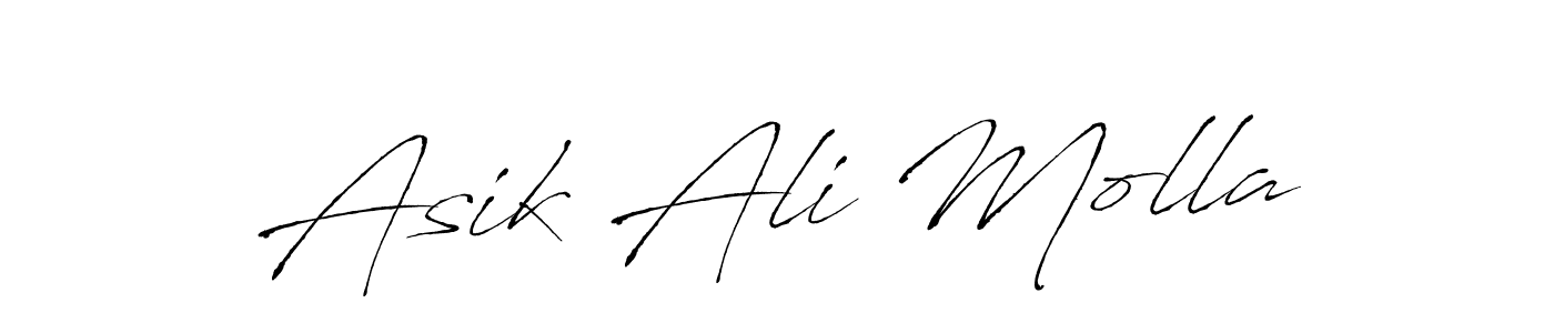 Also You can easily find your signature by using the search form. We will create Asik Ali Molla name handwritten signature images for you free of cost using Antro_Vectra sign style. Asik Ali Molla signature style 6 images and pictures png