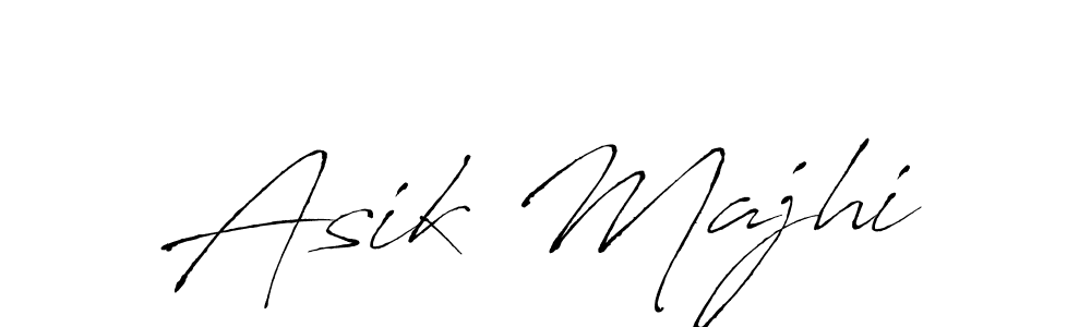 How to make Asik Majhi signature? Antro_Vectra is a professional autograph style. Create handwritten signature for Asik Majhi name. Asik Majhi signature style 6 images and pictures png