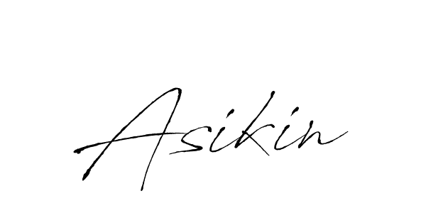 Make a beautiful signature design for name Asikin. With this signature (Antro_Vectra) style, you can create a handwritten signature for free. Asikin signature style 6 images and pictures png
