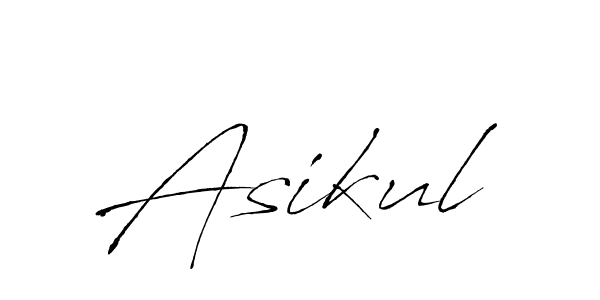 How to make Asikul signature? Antro_Vectra is a professional autograph style. Create handwritten signature for Asikul name. Asikul signature style 6 images and pictures png