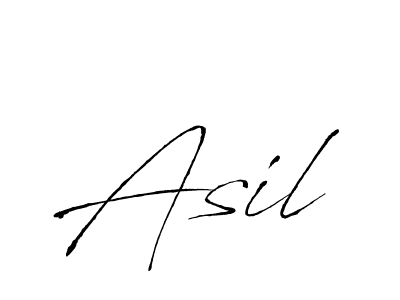 How to make Asil name signature. Use Antro_Vectra style for creating short signs online. This is the latest handwritten sign. Asil signature style 6 images and pictures png