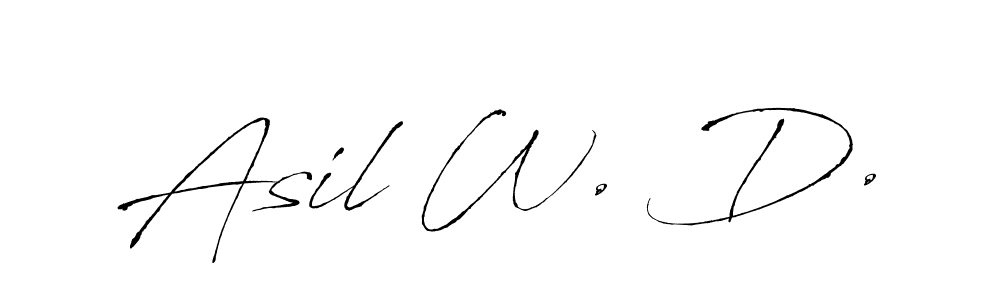 Here are the top 10 professional signature styles for the name Asil W. D.. These are the best autograph styles you can use for your name. Asil W. D. signature style 6 images and pictures png