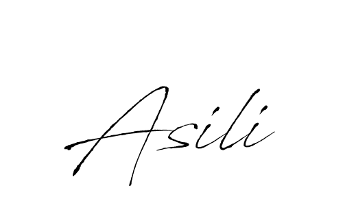 How to make Asili signature? Antro_Vectra is a professional autograph style. Create handwritten signature for Asili name. Asili signature style 6 images and pictures png