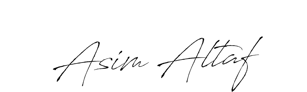 Use a signature maker to create a handwritten signature online. With this signature software, you can design (Antro_Vectra) your own signature for name Asim Altaf. Asim Altaf signature style 6 images and pictures png