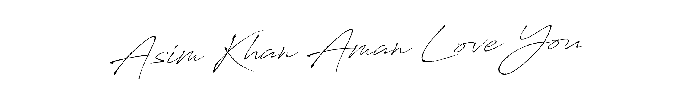 You can use this online signature creator to create a handwritten signature for the name Asim Khan Aman Love You. This is the best online autograph maker. Asim Khan Aman Love You signature style 6 images and pictures png