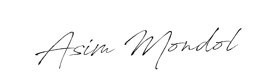Also we have Asim Mondol name is the best signature style. Create professional handwritten signature collection using Antro_Vectra autograph style. Asim Mondol signature style 6 images and pictures png