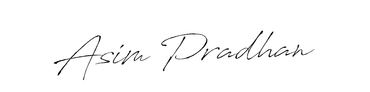 Create a beautiful signature design for name Asim Pradhan. With this signature (Antro_Vectra) fonts, you can make a handwritten signature for free. Asim Pradhan signature style 6 images and pictures png