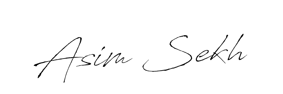 The best way (Antro_Vectra) to make a short signature is to pick only two or three words in your name. The name Asim Sekh include a total of six letters. For converting this name. Asim Sekh signature style 6 images and pictures png