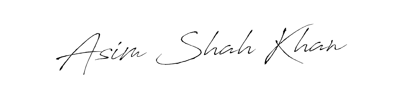 Create a beautiful signature design for name Asim Shah Khan. With this signature (Antro_Vectra) fonts, you can make a handwritten signature for free. Asim Shah Khan signature style 6 images and pictures png