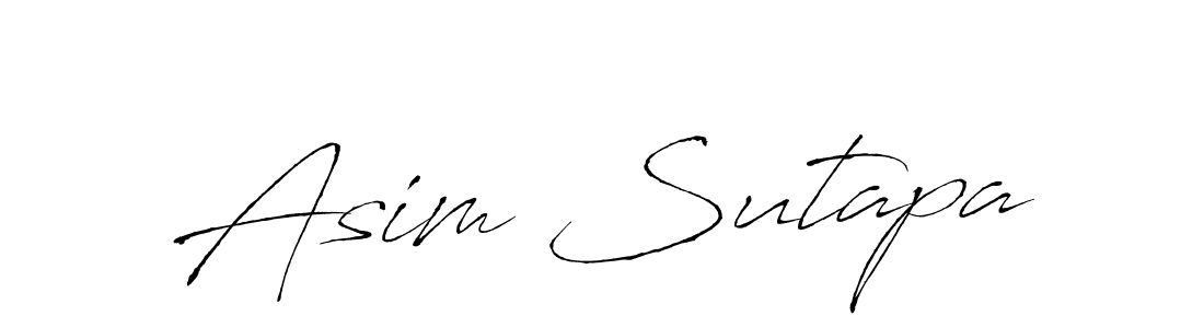 Also we have Asim Sutapa name is the best signature style. Create professional handwritten signature collection using Antro_Vectra autograph style. Asim Sutapa signature style 6 images and pictures png