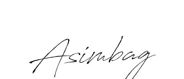 You should practise on your own different ways (Antro_Vectra) to write your name (Asimbag) in signature. don't let someone else do it for you. Asimbag signature style 6 images and pictures png