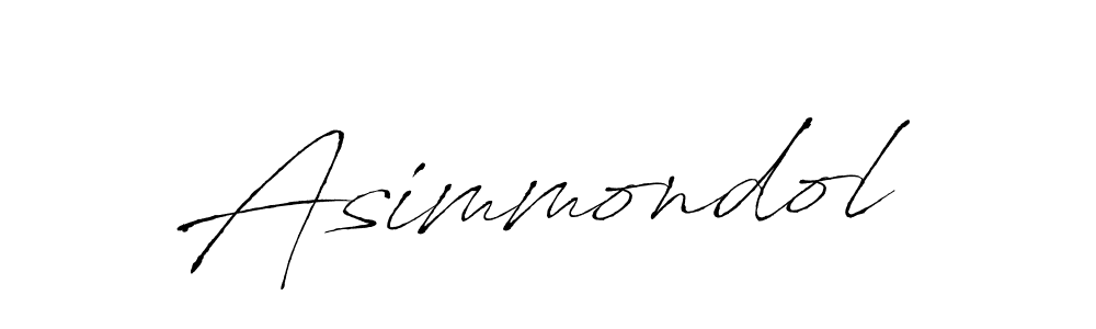 Antro_Vectra is a professional signature style that is perfect for those who want to add a touch of class to their signature. It is also a great choice for those who want to make their signature more unique. Get Asimmondol name to fancy signature for free. Asimmondol signature style 6 images and pictures png