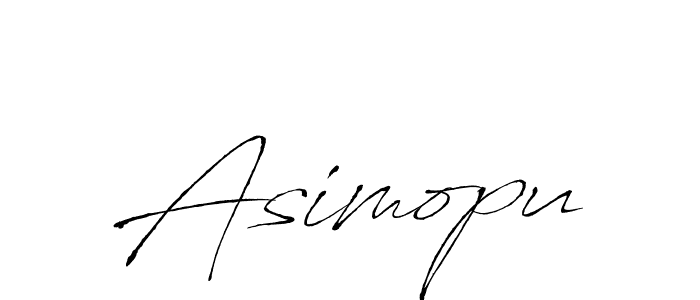 Asimopu stylish signature style. Best Handwritten Sign (Antro_Vectra) for my name. Handwritten Signature Collection Ideas for my name Asimopu. Asimopu signature style 6 images and pictures png