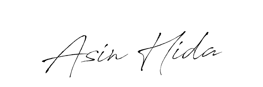 The best way (Antro_Vectra) to make a short signature is to pick only two or three words in your name. The name Asin Hida include a total of six letters. For converting this name. Asin Hida signature style 6 images and pictures png