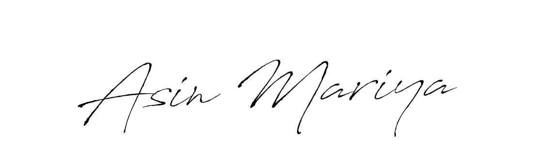 How to make Asin Mariya name signature. Use Antro_Vectra style for creating short signs online. This is the latest handwritten sign. Asin Mariya signature style 6 images and pictures png
