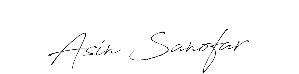 Make a beautiful signature design for name Asin Sanofar. Use this online signature maker to create a handwritten signature for free. Asin Sanofar signature style 6 images and pictures png