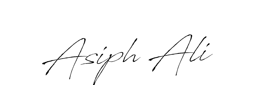 Design your own signature with our free online signature maker. With this signature software, you can create a handwritten (Antro_Vectra) signature for name Asiph Ali. Asiph Ali signature style 6 images and pictures png