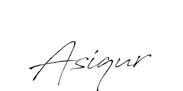 Also we have Asiqur name is the best signature style. Create professional handwritten signature collection using Antro_Vectra autograph style. Asiqur signature style 6 images and pictures png