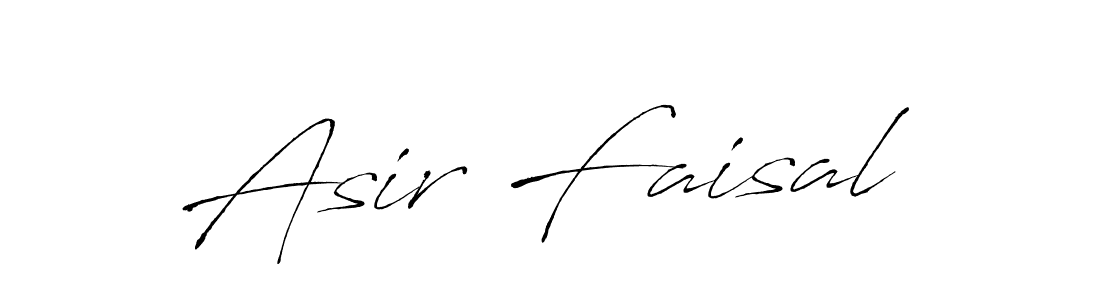 Make a beautiful signature design for name Asir Faisal. With this signature (Antro_Vectra) style, you can create a handwritten signature for free. Asir Faisal signature style 6 images and pictures png