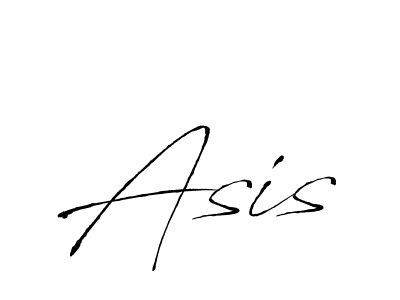 The best way (Antro_Vectra) to make a short signature is to pick only two or three words in your name. The name Asis include a total of six letters. For converting this name. Asis signature style 6 images and pictures png