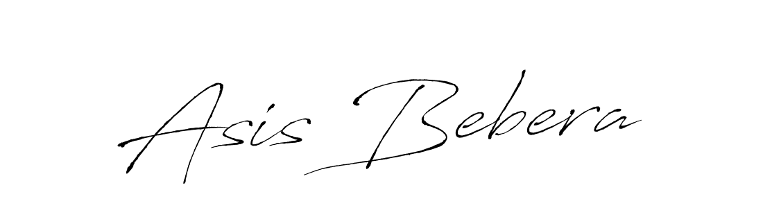 Asis Bebera stylish signature style. Best Handwritten Sign (Antro_Vectra) for my name. Handwritten Signature Collection Ideas for my name Asis Bebera. Asis Bebera signature style 6 images and pictures png