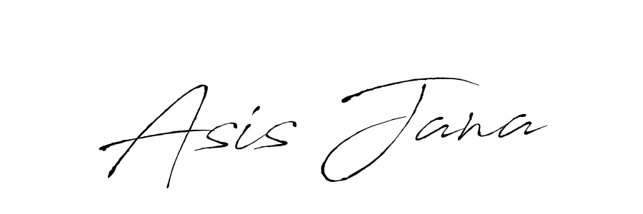 You should practise on your own different ways (Antro_Vectra) to write your name (Asis Jana) in signature. don't let someone else do it for you. Asis Jana signature style 6 images and pictures png