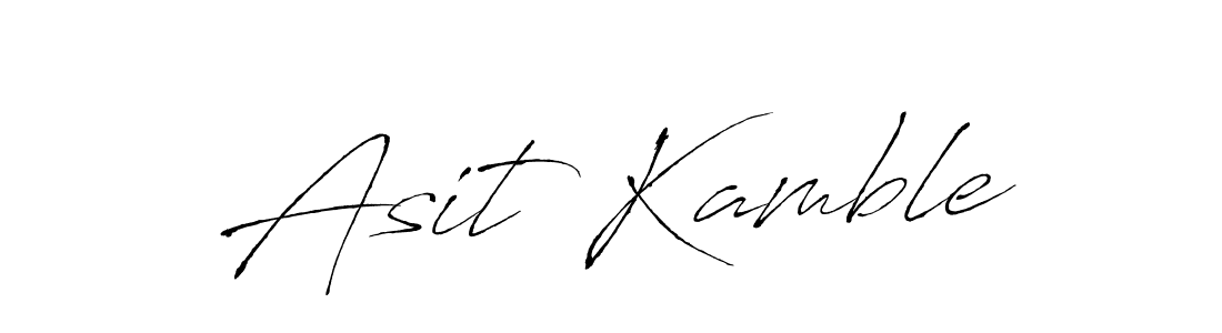 Also we have Asit Kamble name is the best signature style. Create professional handwritten signature collection using Antro_Vectra autograph style. Asit Kamble signature style 6 images and pictures png