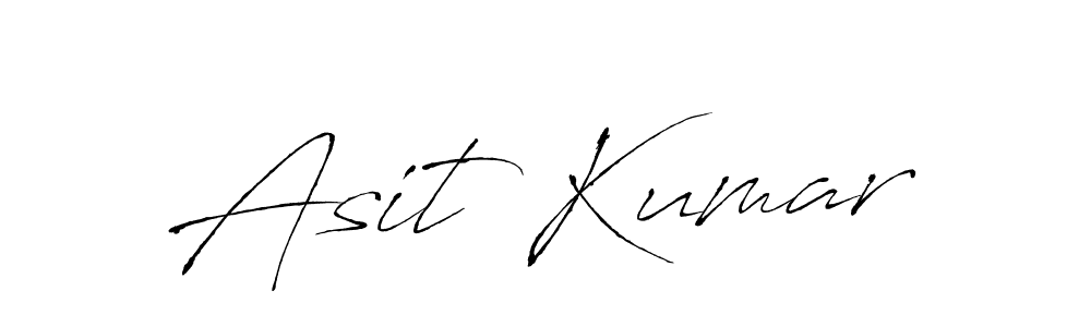 How to make Asit Kumar name signature. Use Antro_Vectra style for creating short signs online. This is the latest handwritten sign. Asit Kumar signature style 6 images and pictures png