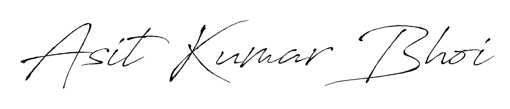 Explore multiple handwriting variations for Asit Kumar Bhoi including this stunning Antro_Vectra design. Free to use across all platforms. Asit Kumar Bhoi signature style 6 images and pictures png