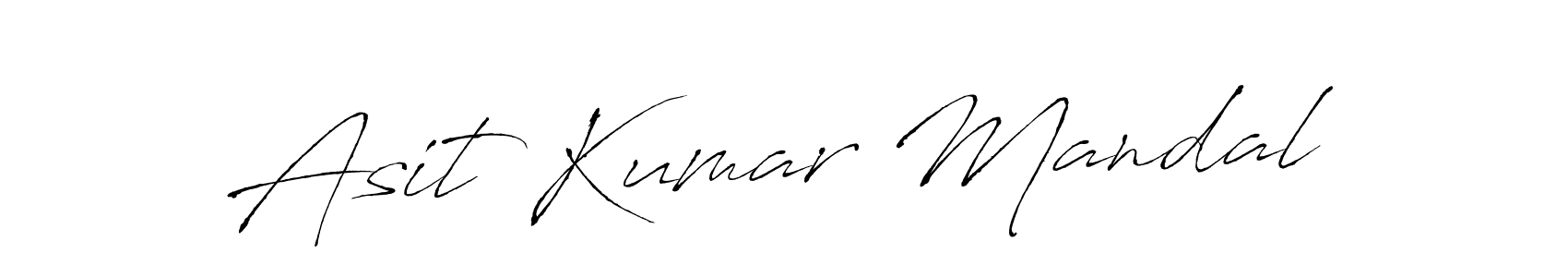 Design your own signature with our free online signature maker. With this signature software, you can create a handwritten (Antro_Vectra) signature for name Asit Kumar Mandal. Asit Kumar Mandal signature style 6 images and pictures png