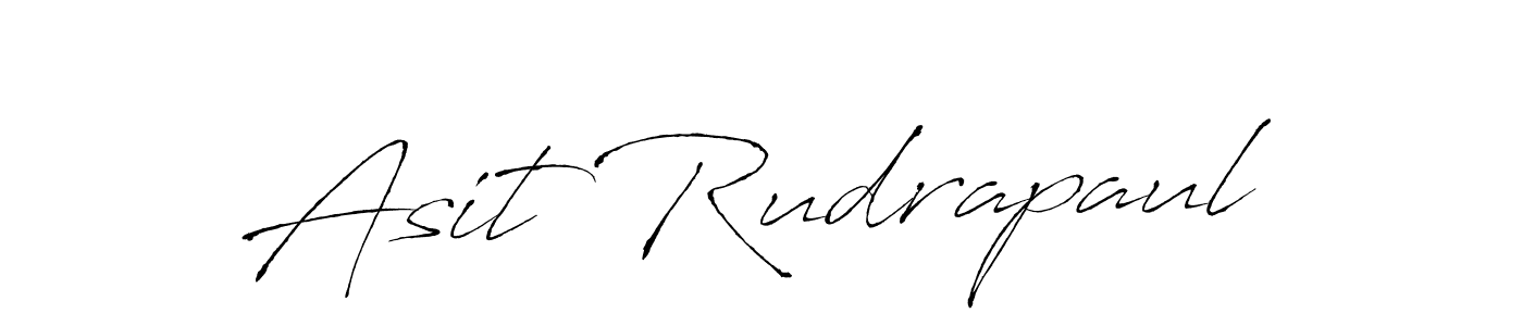 Asit Rudrapaul stylish signature style. Best Handwritten Sign (Antro_Vectra) for my name. Handwritten Signature Collection Ideas for my name Asit Rudrapaul. Asit Rudrapaul signature style 6 images and pictures png