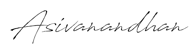 Elevate your brand with a stunning Asivanandhan eSignature. The Antro_Vectra style provides a balanced, flowing aesthetic for everyday signing. Asivanandhan signature style 6 images and pictures png