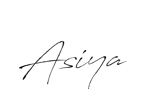 Use a signature maker to create a handwritten signature online. With this signature software, you can design (Antro_Vectra) your own signature for name Asiya. Asiya signature style 6 images and pictures png