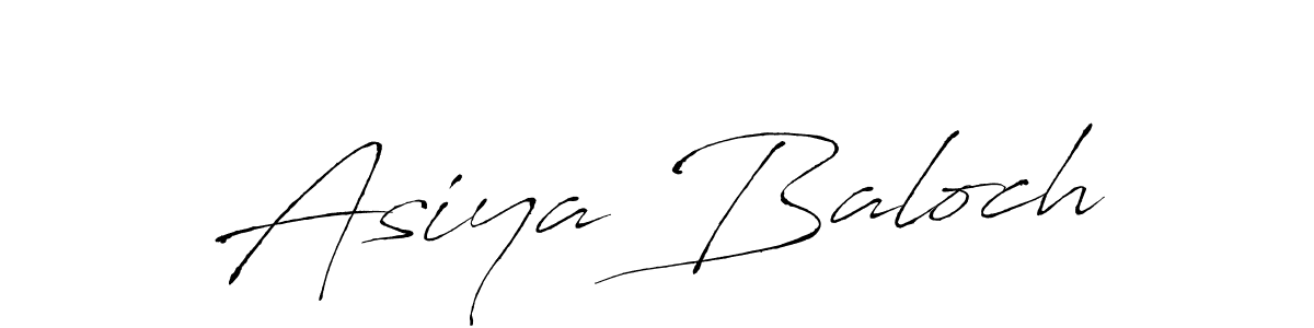 Design your own signature with our free online signature maker. With this signature software, you can create a handwritten (Antro_Vectra) signature for name Asiya Baloch. Asiya Baloch signature style 6 images and pictures png