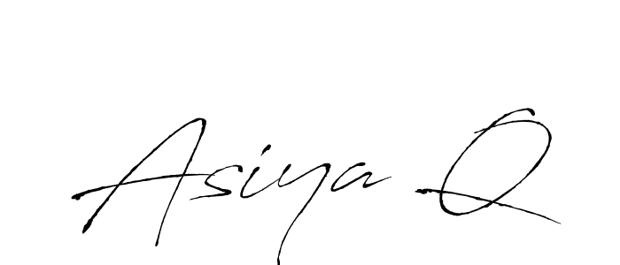 You should practise on your own different ways (Antro_Vectra) to write your name (Asiya Q) in signature. don't let someone else do it for you. Asiya Q signature style 6 images and pictures png
