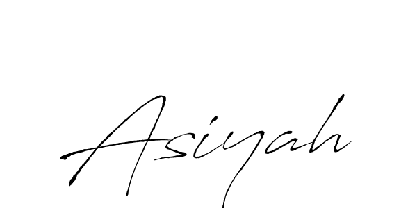 Also we have Asiyah name is the best signature style. Create professional handwritten signature collection using Antro_Vectra autograph style. Asiyah signature style 6 images and pictures png