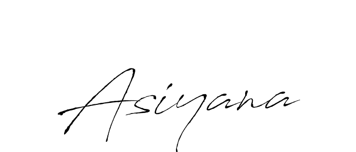 Similarly Antro_Vectra is the best handwritten signature design. Signature creator online .You can use it as an online autograph creator for name Asiyana. Asiyana signature style 6 images and pictures png