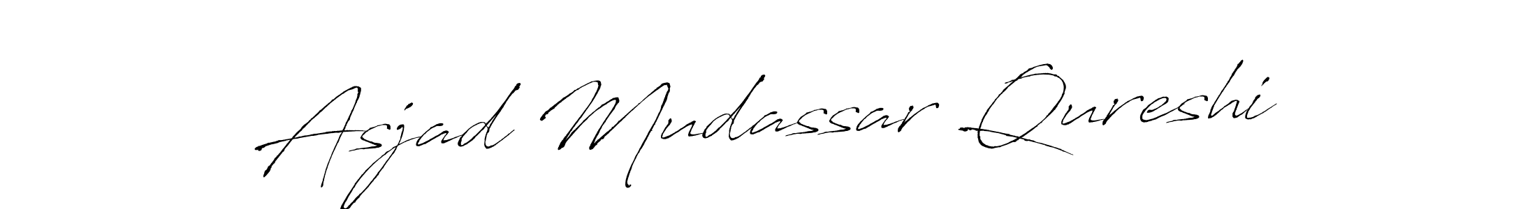 This is the best signature style for the Asjad Mudassar Qureshi name. Also you like these signature font (Antro_Vectra). Mix name signature. Asjad Mudassar Qureshi signature style 6 images and pictures png