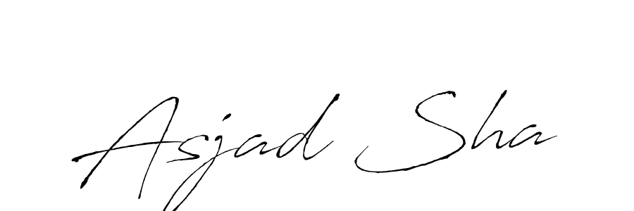 Use a signature maker to create a handwritten signature online. With this signature software, you can design (Antro_Vectra) your own signature for name Asjad Sha. Asjad Sha signature style 6 images and pictures png