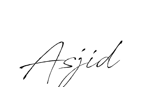 Asjid stylish signature style. Best Handwritten Sign (Antro_Vectra) for my name. Handwritten Signature Collection Ideas for my name Asjid. Asjid signature style 6 images and pictures png