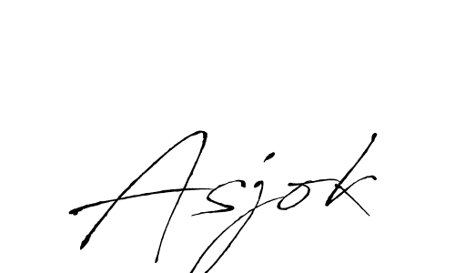 Once you've used our free online signature maker to create your best signature Antro_Vectra style, it's time to enjoy all of the benefits that Asjok name signing documents. Asjok signature style 6 images and pictures png