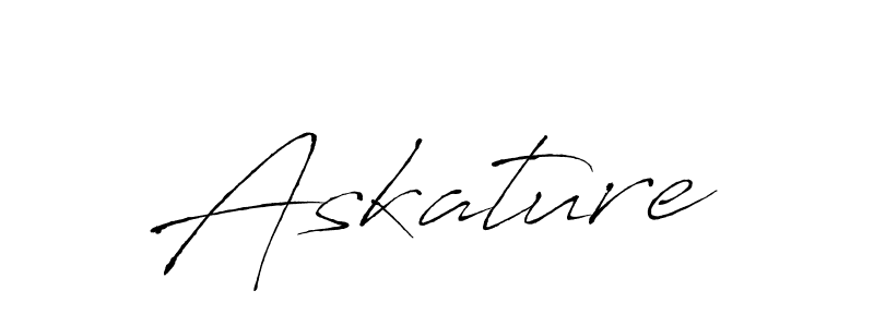 You should practise on your own different ways (Antro_Vectra) to write your name (Askature) in signature. don't let someone else do it for you. Askature signature style 6 images and pictures png