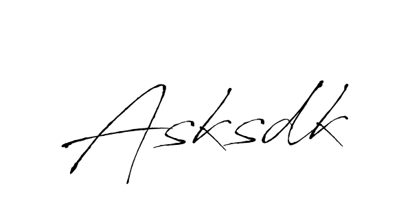 Asksdk stylish signature style. Best Handwritten Sign (Antro_Vectra) for my name. Handwritten Signature Collection Ideas for my name Asksdk. Asksdk signature style 6 images and pictures png